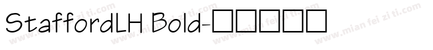 StaffordLH Bold字体转换